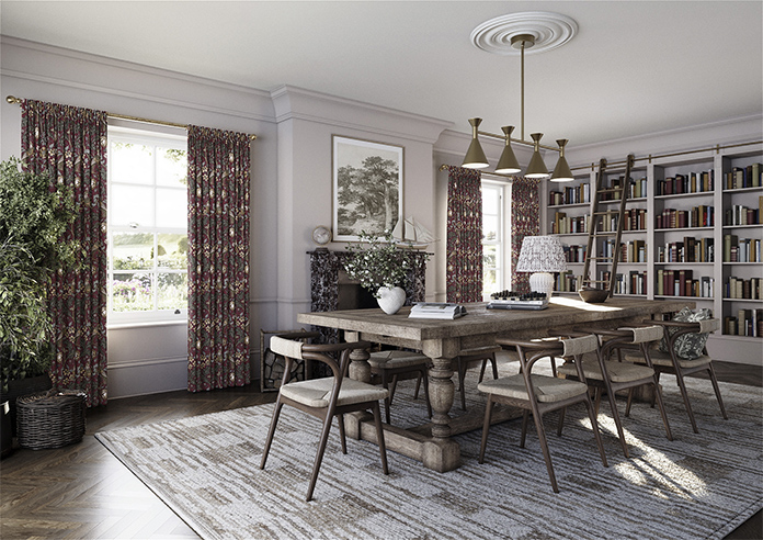 Oakmere, Carmine - Made to Measure Curtains - Image 7